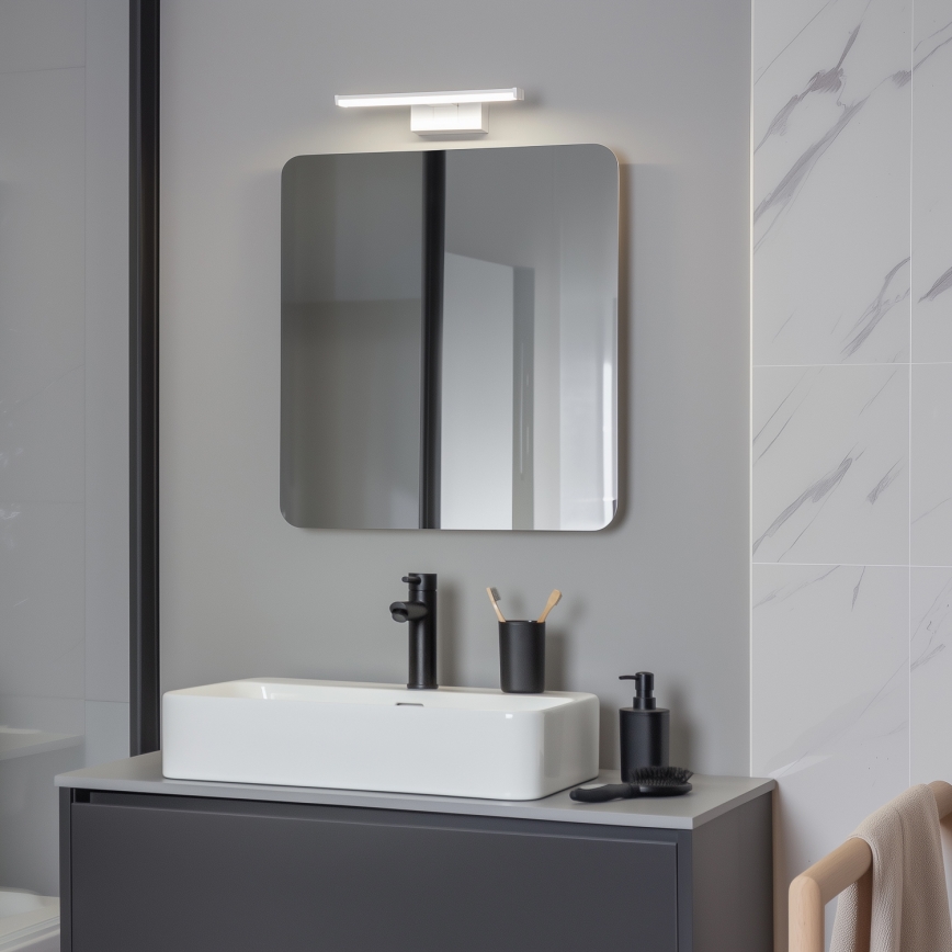 Brilagi - Éclairage LED 3-en-1 pour miroir de salle de bains VESTRA LED/6W/230V 30 cm IP44 blanc