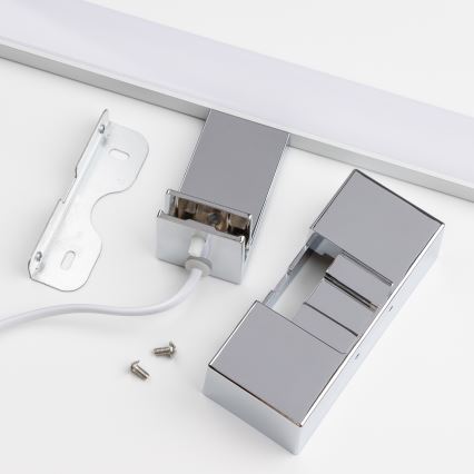 Brilagi - Éclairage LED 3 en 1 pour miroir de salle de bains VESTRA LED/6W/230V 30 cm IP44 chrome brillant