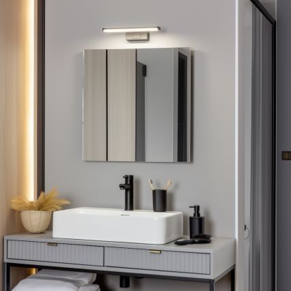 Brilagi - Éclairage LED 3 en 1 pour miroir de salle de bains VESTRA LED/6W/230V 30 cm IP44 noir