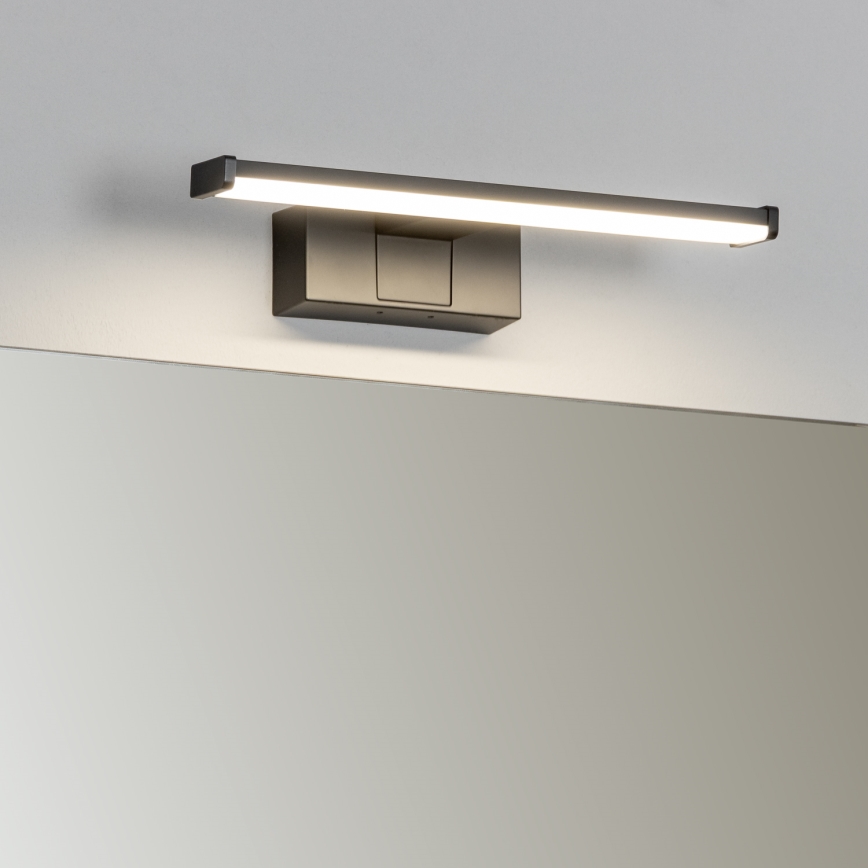 Brilagi - Éclairage LED 3 en 1 pour miroir de salle de bains VESTRA LED/6W/230V 30 cm IP44 noir
