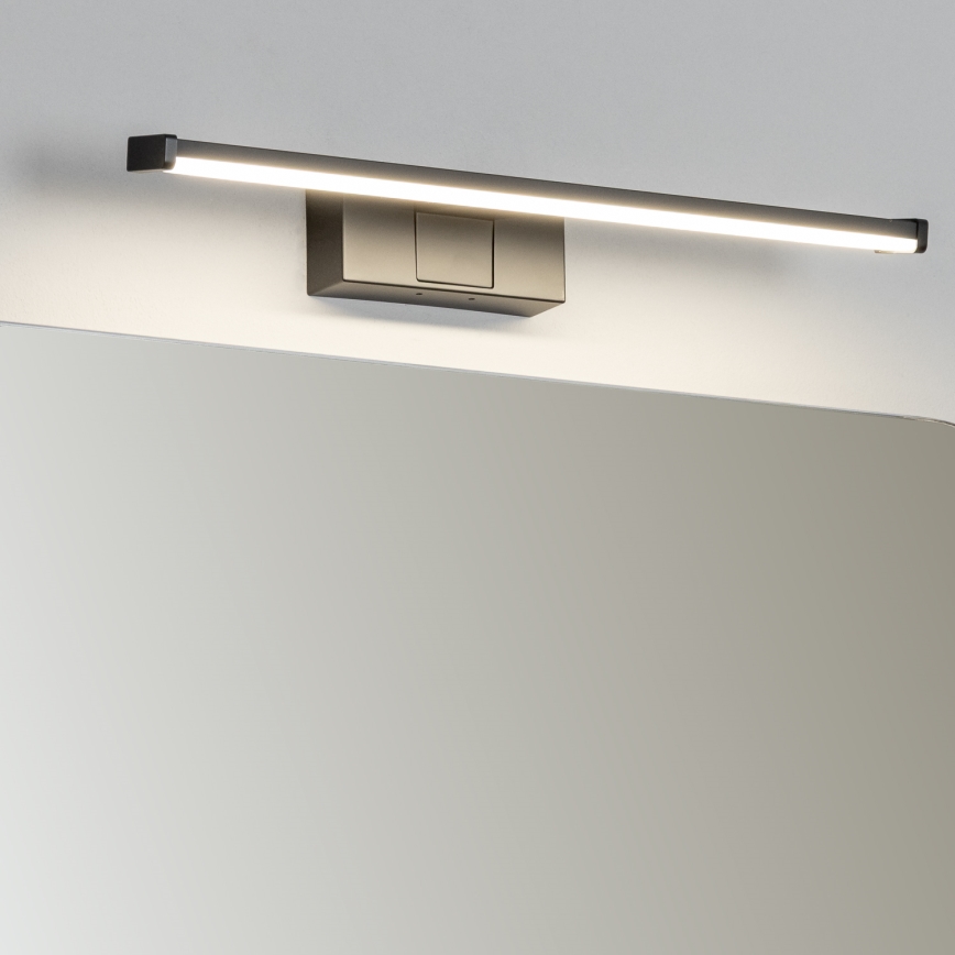 Brilagi - Éclairage LED 3-en-1 pour miroir de salle de bain VESTRA, 8W/230V, 40 cm, IP44, noir