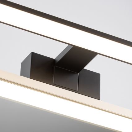 Brilagi - Éclairage LED 3-en-1 pour miroir de salle de bain VESTRA, 8W/230V, 40 cm, IP44, noir