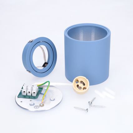 BRILAGI - Einbau-Spot MIA 1xGU10/30W/230V 84x80 mm blau
