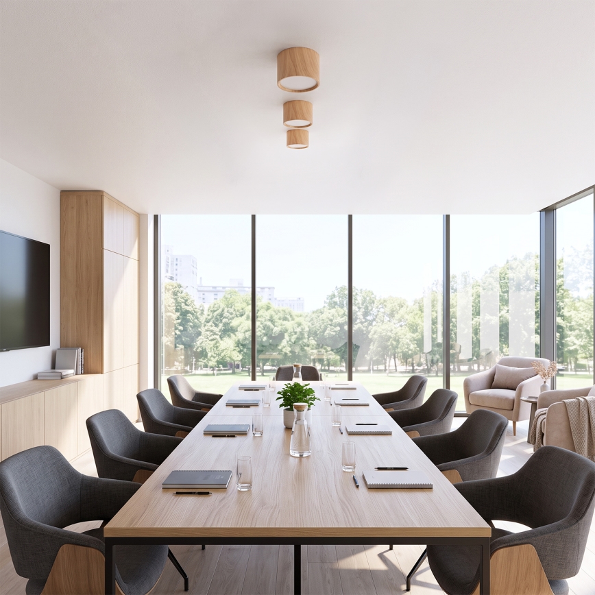BRILAGI - Einbaustrahler SMOOTH 1xGX53/15W/230V 60x82 mm, Eichen-Dekor