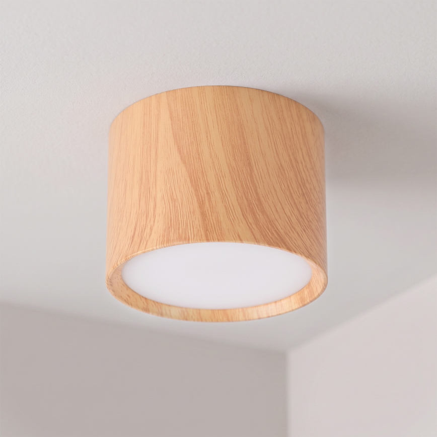 BRILAGI - Einbaustrahler SMOOTH 1xGX53/15W/230V 60x82 mm, Eichen-Dekor