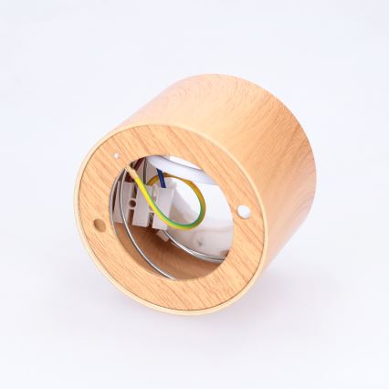 BRILAGI - Einbaustrahler SMOOTH 1xGX53/15W/230V 60x82 mm, Eichen-Dekor