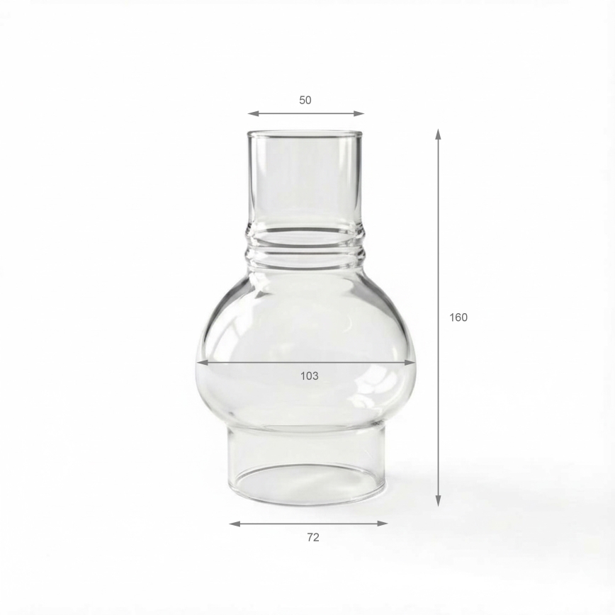 Brilagi - Ersatzglas für die Petroleumlampe MERLIN