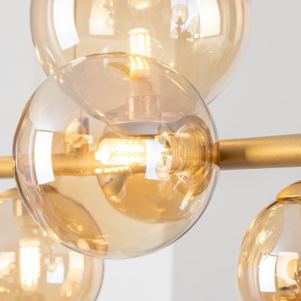 Brilagi - Ersatzglas für Hängeleuchte, Wandleuchten und Lampen MISTEL, MILLA d 10 cm golden