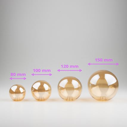 Brilagi - Ersatzglas für Hängeleuchte, Wandleuchten und Lampen MISTEL, MILLA d 12 cm golden