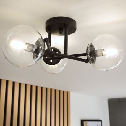 Brilagi - Ersatzglas für Kronleuchter und Lampe MALIVA E14, Ø 13 cm, klar