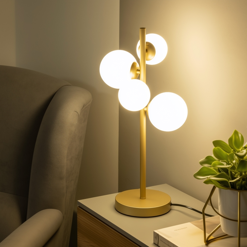 Brilagi - Ersatzglas für Kronleuchter, Wandleuchte und Lampe MISTEL, MILLA Ø 15 cm weiß