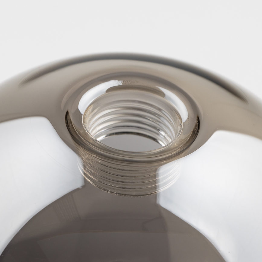 BRILAGI - Ersatzglas für Kronleuchter, Wandleuchte und Lampe MISTEL, MILLA, Ø 15 cm, rauchgrau