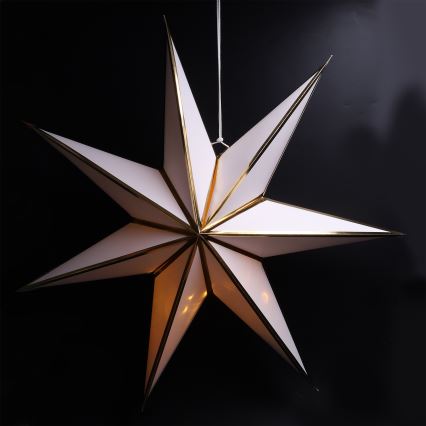 Brilagi - Étoile LED de Noël 70 cm, alimentée par 2 piles AA