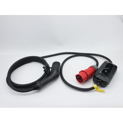 Brilagi - EV-Reiseladestation für Elektroautos FAST AC Typ 2 16A/380V 11kW + Stecker 230V, 3,7kW 5m + Tasche