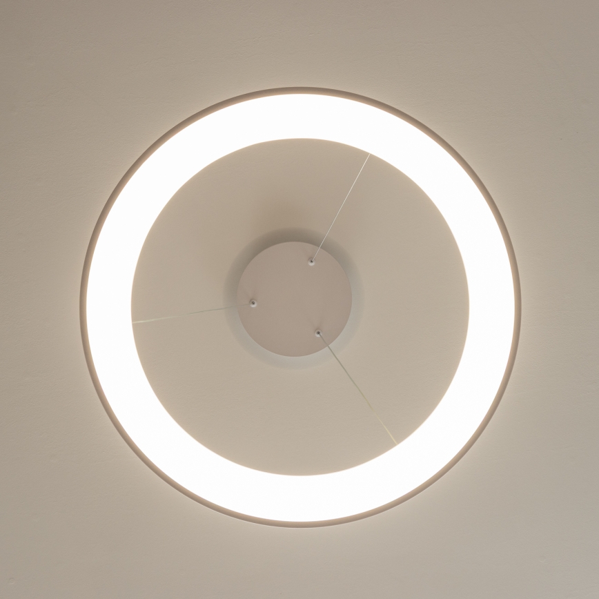 Brilagi - FALCON II LED-dimmbare Pendelleuchte mit Seilabhängung LED/99W/230V 3000-6500K Ø 60 cm weiß + Fernbedienung