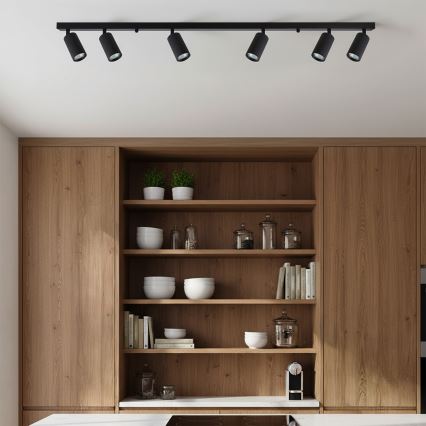 Brilagi - LED RGBW Faretto dimmerabile SELE MODERN 6xGU10/6,5W/230V 2700-6500K Wi-Fi nero