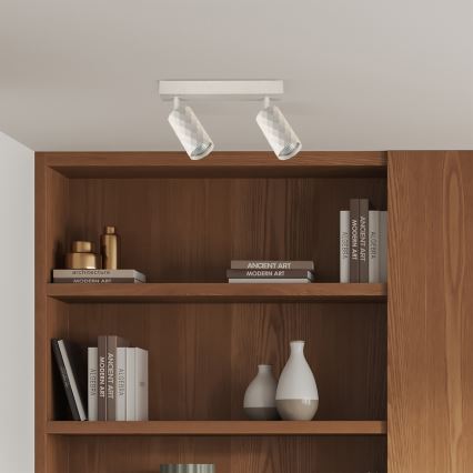 Brilagi - Faretto LED RGBW dimmerabile SELE DIAMANT 2xGU10/4,8W/230V 3000K bianco + telecomando
