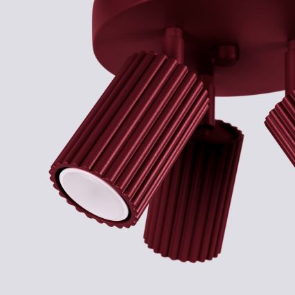 Brilagi - Faretto CRESTO 3xGU10/10W/230V bordeaux