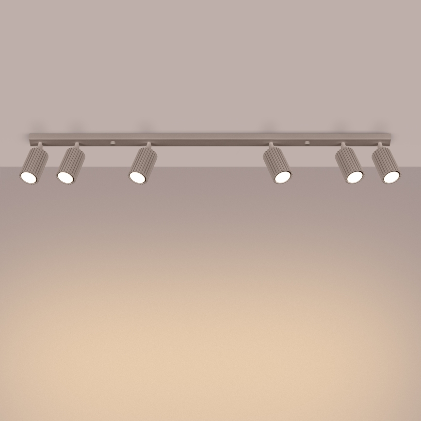 Brilagi - Faretto CRESTO 6xGU10/10W/230V taupe