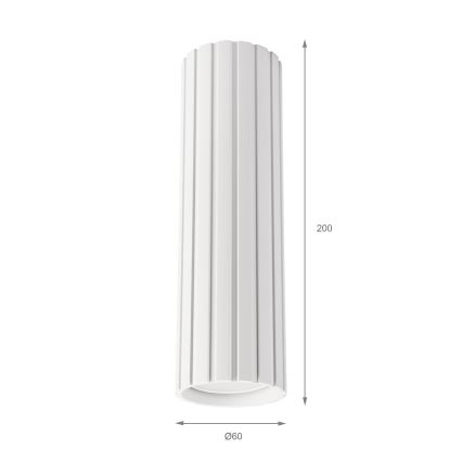 Brilagi - Faretto CRISPINA 1xGU10/10W/230V 20 cm bianco