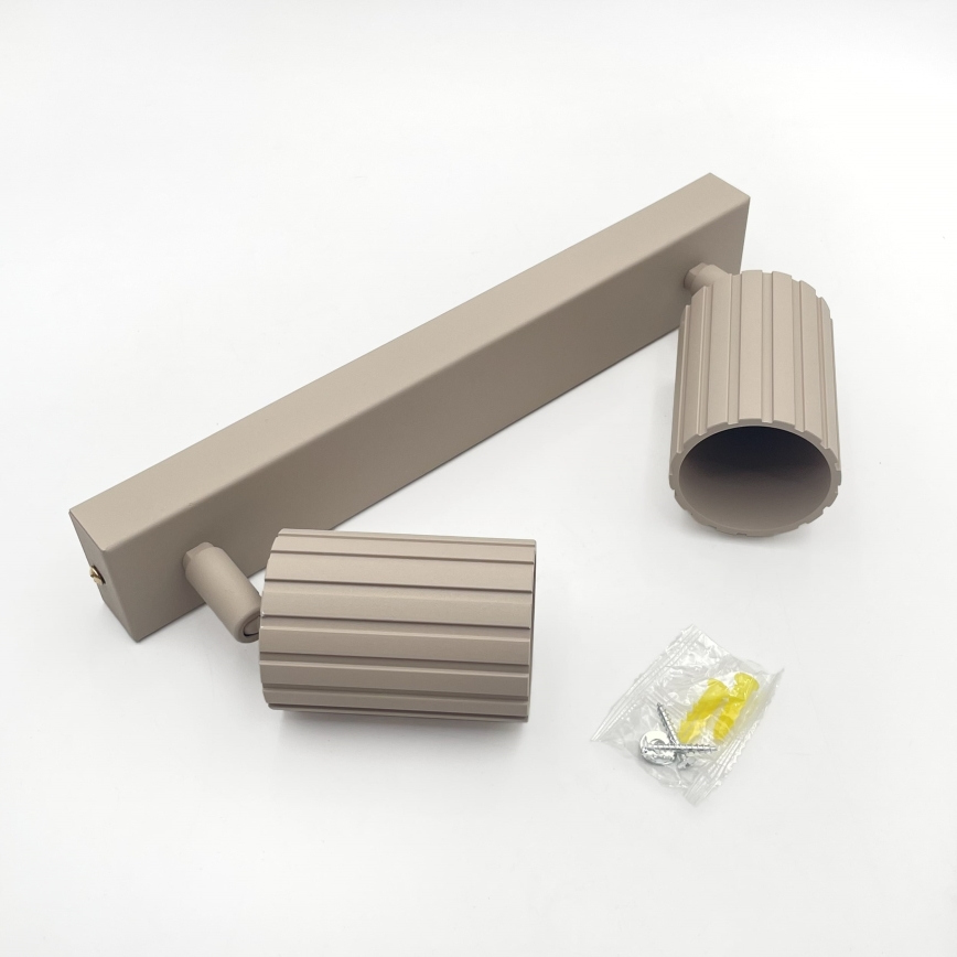 Brilagi - Faretto CRISPINA 2xGU10/10W/230V beige