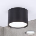BRILAGI - Faretto da bagno a LED SMOOTH 1xGX53/15W/230V 60x82 mm nero IP54