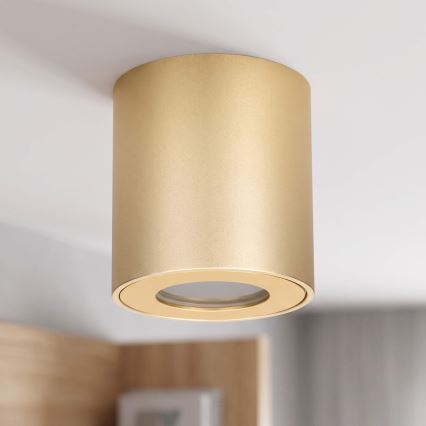 BRILAGI - Faretto da bagno MIA 1xGU10/30W/230V 84x80 mm dorato IP54