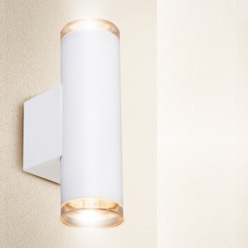 Brilagi - Faretto da muro per bagno SELE AQUA 4xGU10/30W/230V IP44 bianco