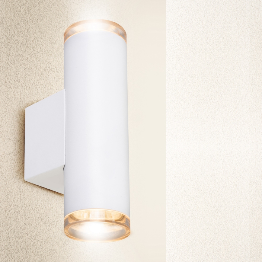 Brilagi - Faretto da muro per bagno SELE AQUA 4xGU10/30W/230V IP44 bianco