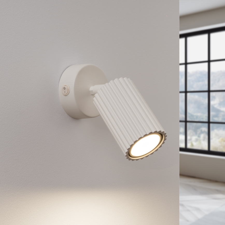 Brilagi - Faretto da parete CRESTO 1xGU10/10W/230V color crema