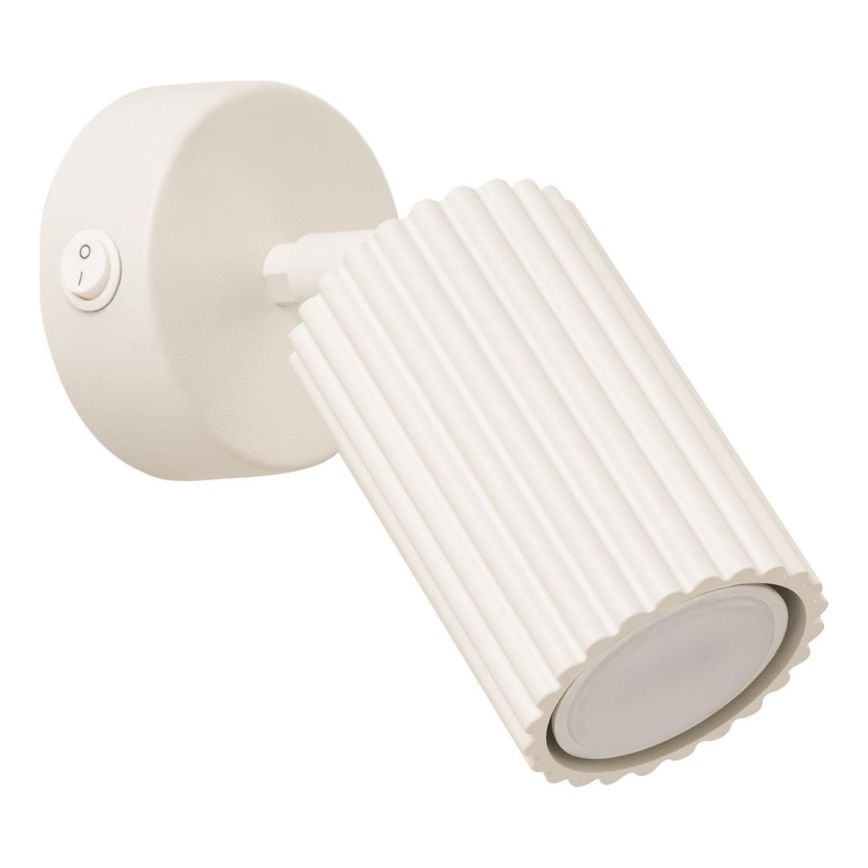 Brilagi - Faretto da parete CRESTO 1xGU10/10W/230V color crema