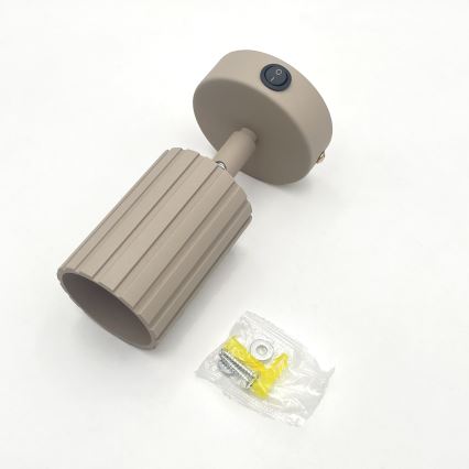 Brilagi - Faretto da parete CRISPINA 1xGU10/10W/230V beige