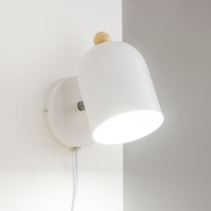 Brilagi - Faretto da parete GALLION 1xE27/15W/230V bianco