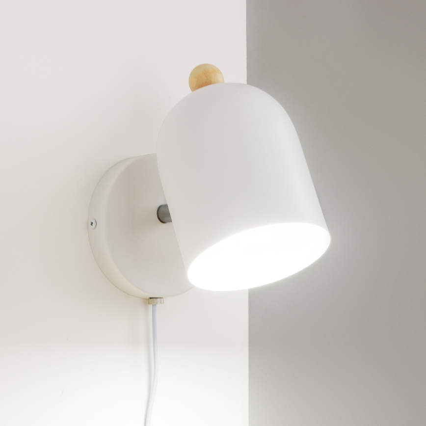 Brilagi - Faretto da parete GALLION 1xE27/15W/230V bianco