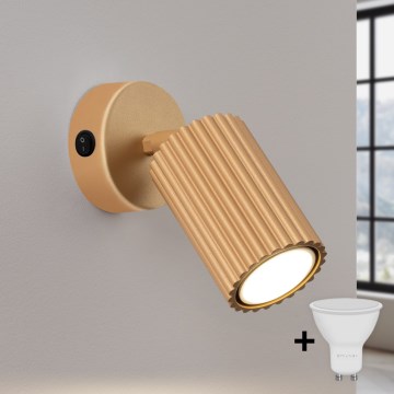 Brilagi - Faretto da parete LED CRESTO 1xGU10/10W/230V dorato