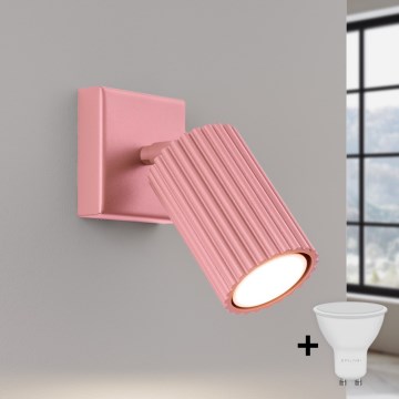 Brilagi - faretto da parete LED CRESTO 1xGU10/10W/230V rosa