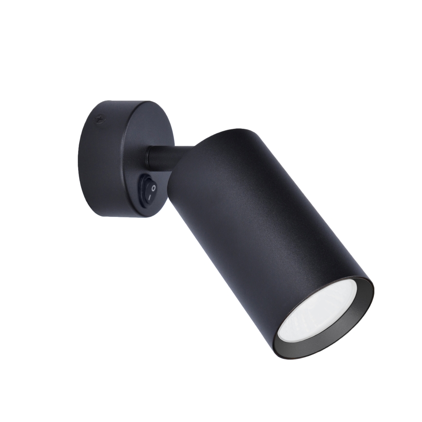 Brilagi - Faretto da parete LED RGBW dimmerabile con interruttore SELE 1xGU10/4,8W/230V 3000K nero + telecomando