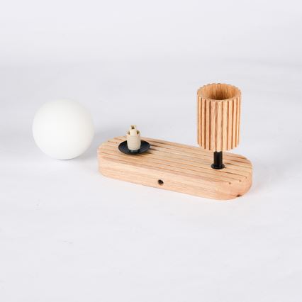 Brilagi - Applique da parete a spot MODERN WOOD 1xG9/5W/230V + 1xGU10/8W in legno di caucciù