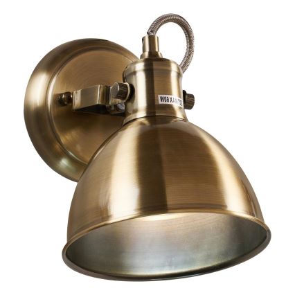 Brilagi - Faretto da parete TECHNO 1xE27/60W/230V bronzo