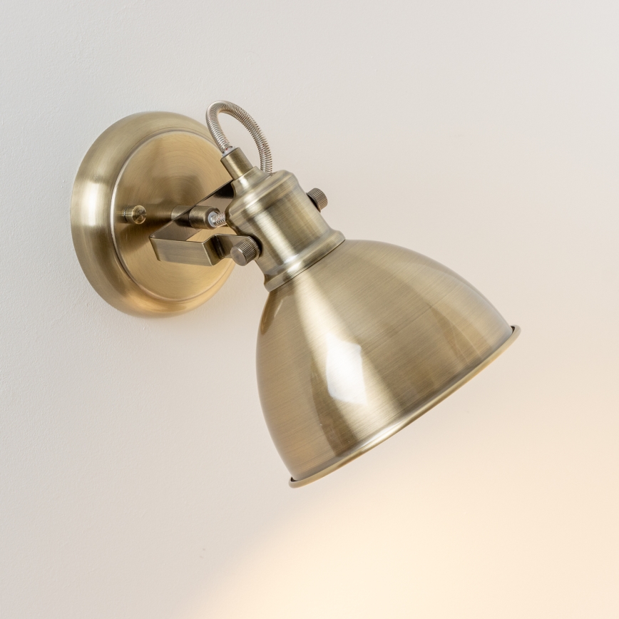 Brilagi - Faretto da parete TECHNO 1xE27/60W/230V bronzo