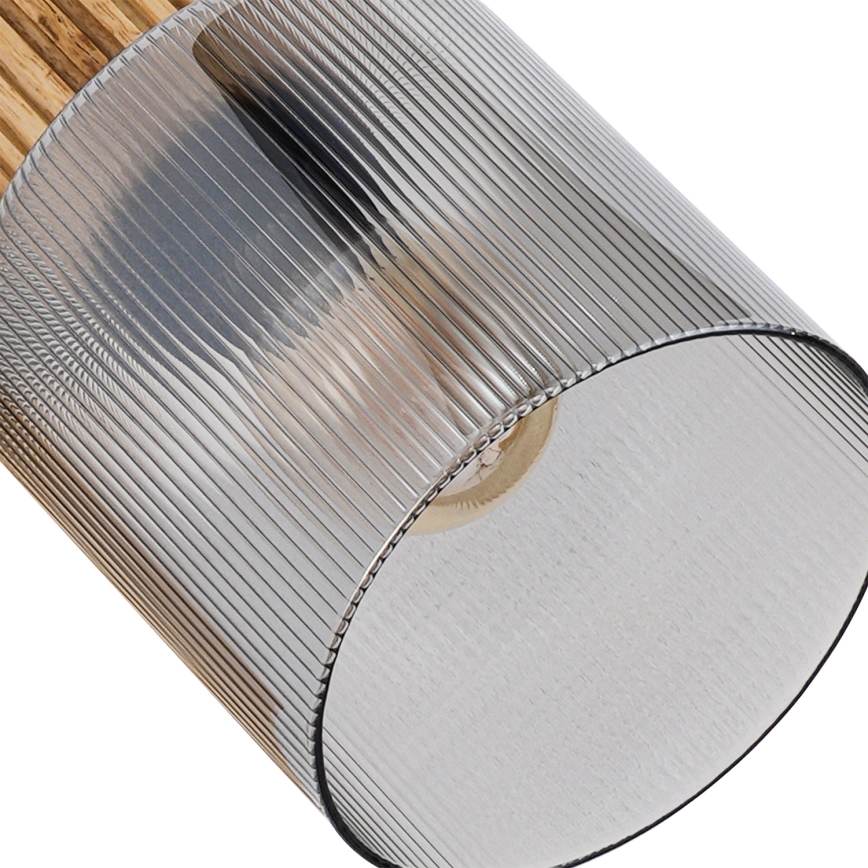 Brilagi - Faretto HYGGE 3xE14/15W/230V nero/fumé