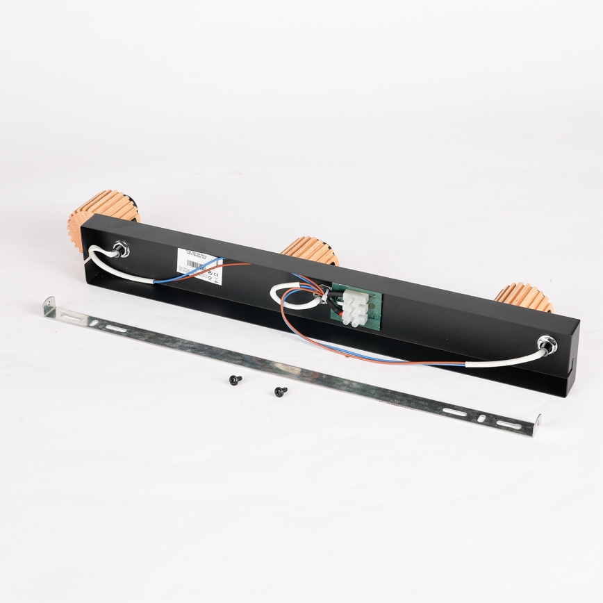 Brilagi - Faretto HYGGE 3xE14/15W/230V nero/fumé