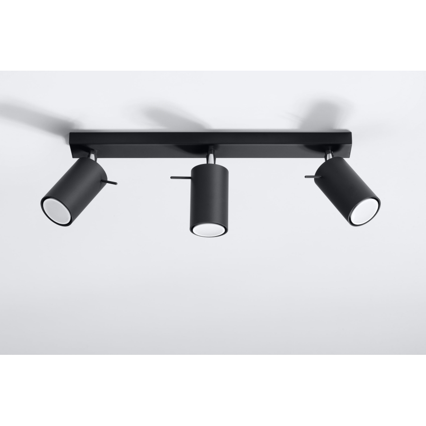 Brilagi -  Faretto LED ASMUS 3xGU10/7W/230V nero