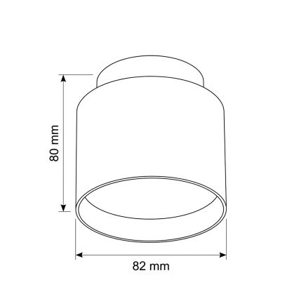 BRILAGI - Faretto LED BACKLIT 1xGX53/15W/230V + LED/3W Ø 8 cm dorato