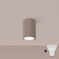Brilagi - Faretto LED CRESTO 1x GU10/10W/230V 10 cm taupe