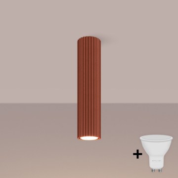 Brilagi - Faretto LED CRESTO 1xGU10/10W/230V 30 cm rosso