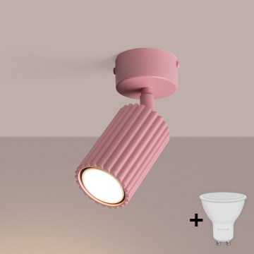 Brilagi - Faretto LED CRESTO 1xGU10/10W/230V rosa