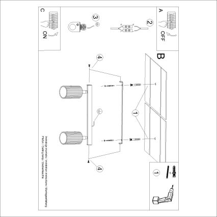 Brilagi - Faretto LED CRESTO 2xGU10/10W/230V rosso