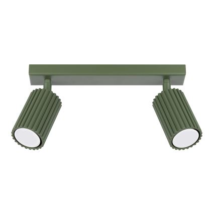 Brilagi - Faretto LED CRESTO 2xGU10/10W/230V verde