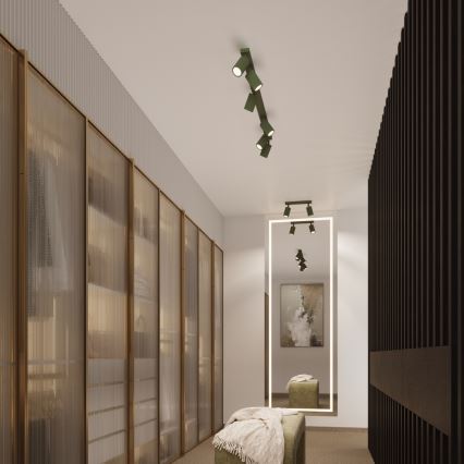 Brilagi - Faretto LED CRESTO 2xGU10/10W/230V verde